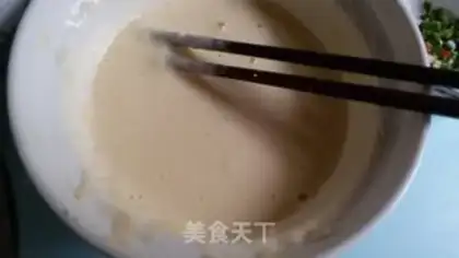 Make Tofu eggcake step 2