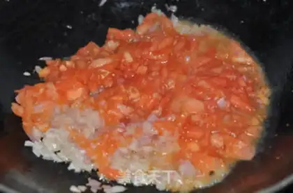 Make Bacon seafood pizza step 5