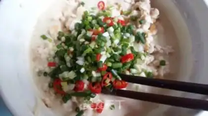 Make Tofu eggcake step 3