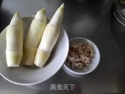 Make Shrimp skin with white silk step 0