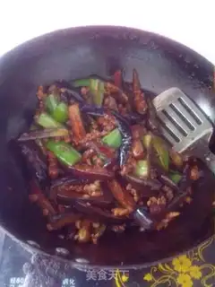 Make Meat sauce and eggplant step 3