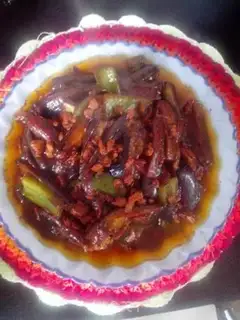 Make Meat sauce and eggplant step 4