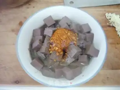 Make Spicy garlic step 6