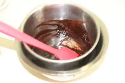 Make Chocolate magma cake step 1