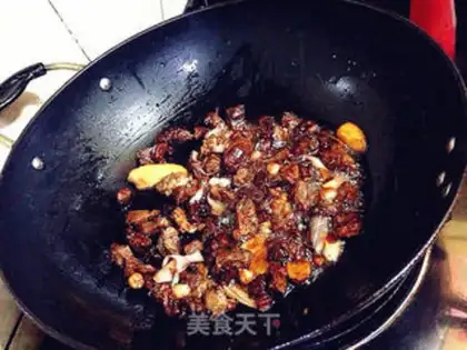 Make Red beef noodles step 6