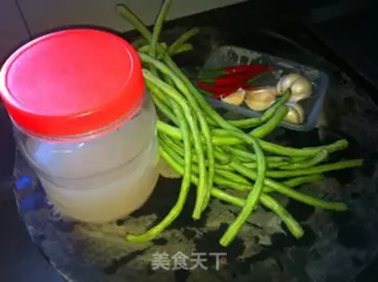 Make Homemade sour beans step 0