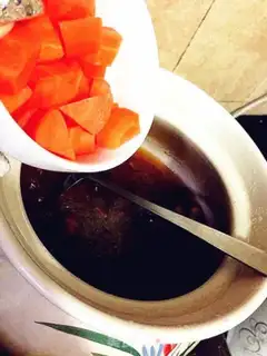 Make Red beef noodles step 9