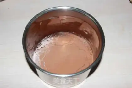 Make Chocolate magma cake step 5