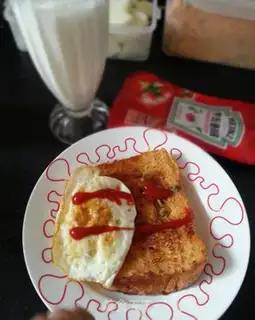 Make Healthy breakfast toast step 2