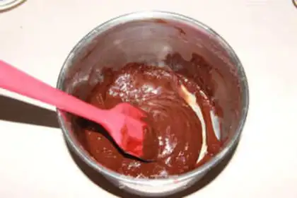 Make Chocolate magma cake step 6