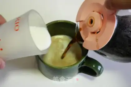 Make Food latte step 2