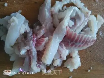 Make Fish tofu step 1