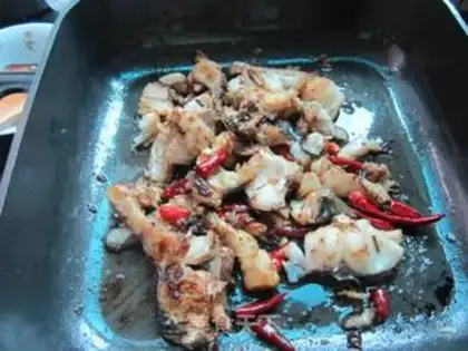 Make Tea and oil for fish step 5