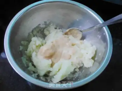 Make Bacon mushroom potato pie step 5