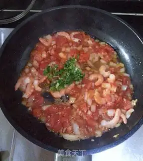 Make Shrimp tomatoes for pasta step 8