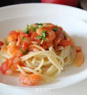 Make Shrimp tomatoes for pasta step 9