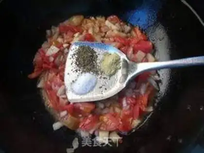 Make Seafood pasta step 4