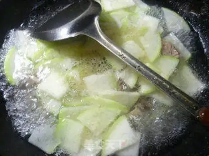 Make Beef bologna fan soup step 6