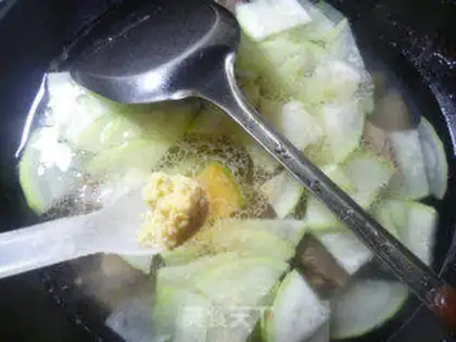 Make Beef bologna fan soup step 9