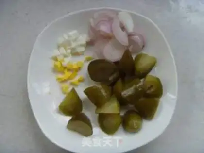 Make cucumber salad step 1