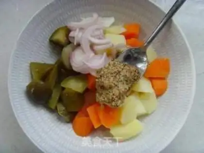 Make cucumber salad step 2