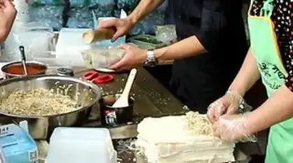 Make Pig intestines step 2