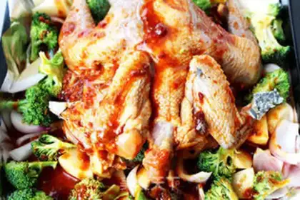 Make Chicken with cinnamon gravy step 4
