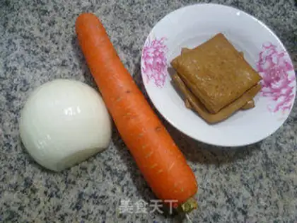 Make White onion dry carrots step 0