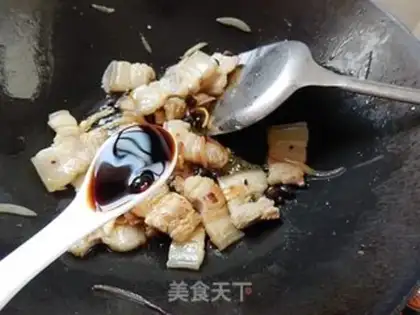 Make Carrot green peppers for five flowers step 9