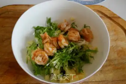 Make Blueberry shrimp salad step 7