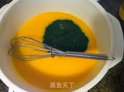 Make Purely natural spinach cake step 2