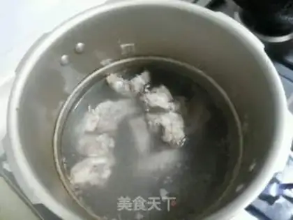 Make Potato burn ribs step 0
