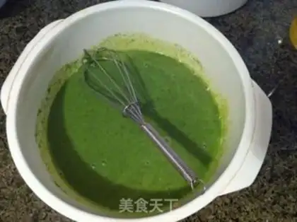 Make Purely natural spinach cake step 3