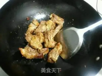 Make Potato burn ribs step 4