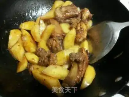 Make Potato burn ribs step 10