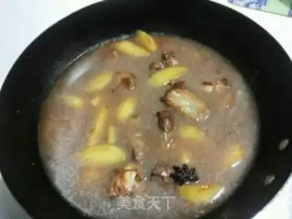 Make Potato burn ribs step 12
