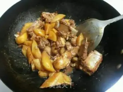 Make Potato burn ribs step 13