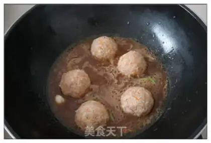 Make Soy-burned lion head step 10