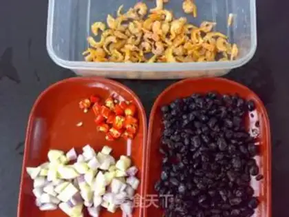 Make Shrimp bean drum sauce step 0