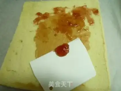 Make Green side rolls of cake step 19