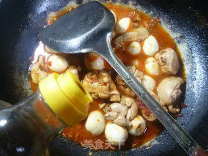 Make Sour chicken wings, quail eggs step 10
