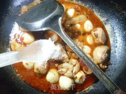 Make Sour chicken wings, quail eggs step 13