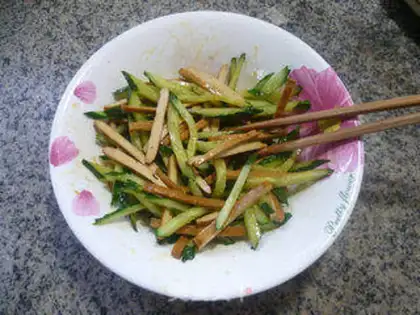 Make The cucumber fragrance step 11
