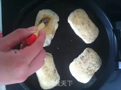 Make Pretzel sesame pancakes step 7