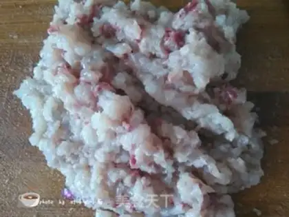 Make Fried fish meatloaf step 1