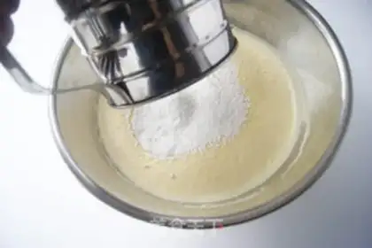 Make Old chicken cake step 4