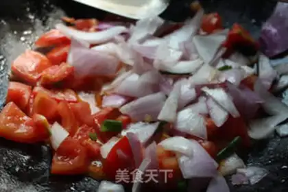 Make Tomato ham pizza step 8