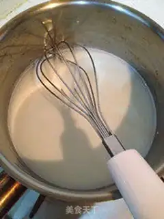 Make Mango pudding step 1