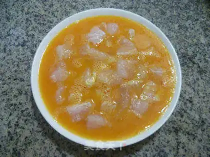 Make Egg steamed dragonfish step 9