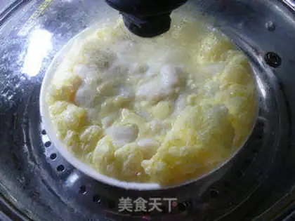 Make Egg steamed dragonfish step 11